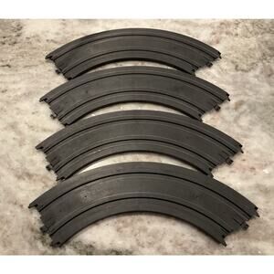 Tyco 9"R‎ 1/4 Circle No B-5831 Slot car track lot of 4 Vintage